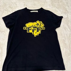 Off-white patch art work tshirt